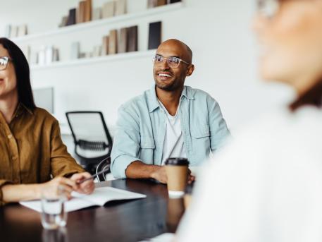 People in a meeting